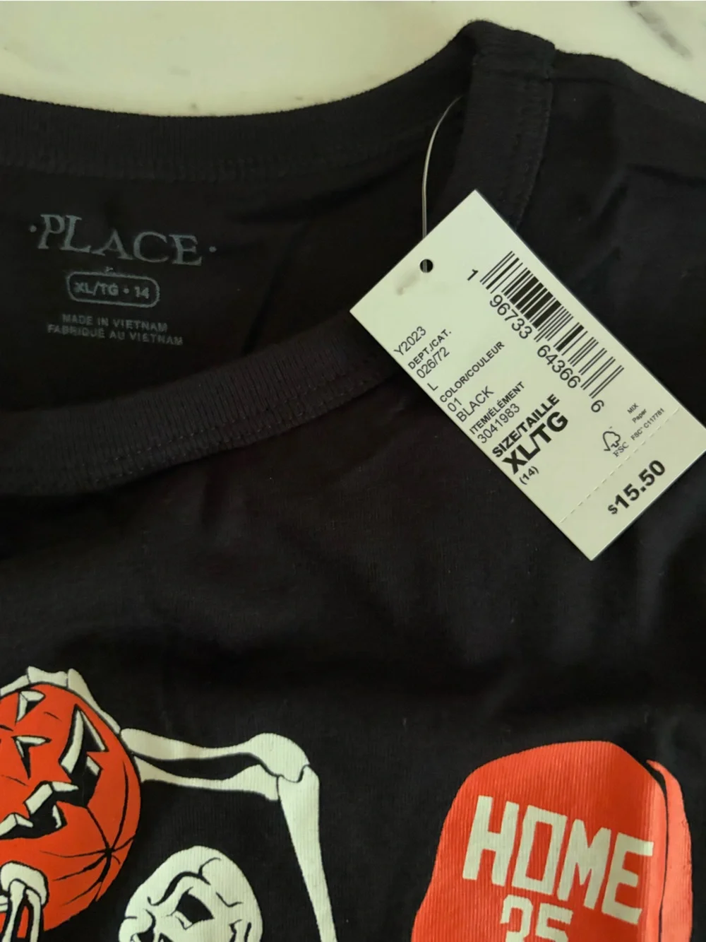 NWT Skeleton Basketball Long Sleeve T-Shirt XL (14)